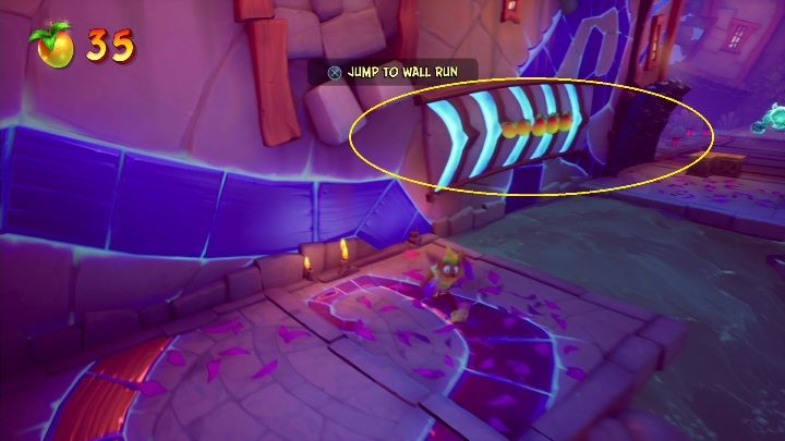 We'll start by learning the new mechanic - Crash 4: Off-Balance walkthrough - Tranquility Falls, 1402 - Crash 4 Guide, Walkthrough
