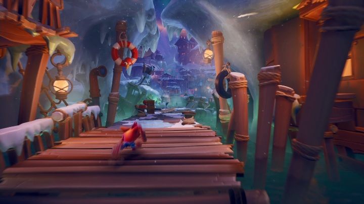 There are 153 chests on the Snow Way Out map - Crash 4: Snow Way Out walkthrough - The 11th Dimension - Crash 4 Guide, Walkthrough