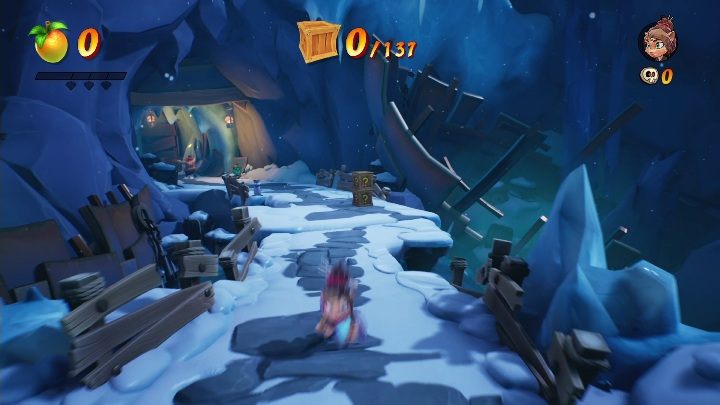 You can get 137 boxes on the Stay Frosty map - Crash 4: Stay Frosty walkthrough - The 11th Dimension - Crash 4 Guide, Walkthrough