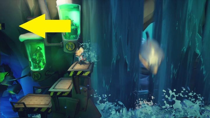 The gem is located right before the section where you encounter the shark - Crash 4: Stay Frosty walkthrough - The 11th Dimension - Crash 4 Guide, Walkthrough