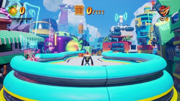 There are 171 crates to obtain on the Food Run level - Crash 4: Food Run walkthrough - The Sn@xx Dimension, 3023 - Crash 4 Guide, Walkthrough