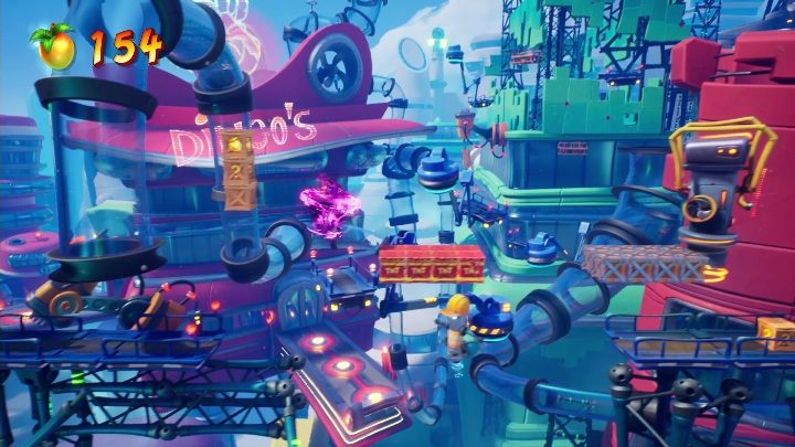 Another mask and another sequence you must get through - Crash 4: Food Run walkthrough - The Sn@xx Dimension, 3023 - Crash 4 Guide, Walkthrough