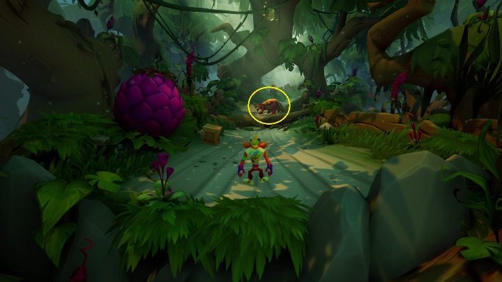 At the beginning of the level you will meet new opponents - Crash 4: Blast to the Past walkthrough - Eggipus Dimension, 88 Milion B.C.B - Crash 4 Guide, Walkthrough