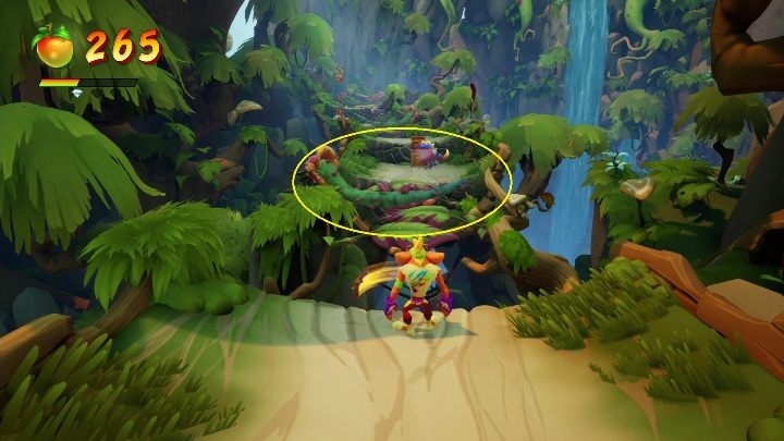 By the end of the map, you'll meet another opponent - Crash 4: Blast to the Past walkthrough - Eggipus Dimension, 88 Milion B.C.B - Crash 4 Guide, Walkthrough