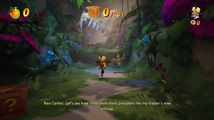 You can get 101 chests on the Fossil Fueled map - Crash 4: Fossil Fueled walkthrough - Eggipus Dimension, 88 Milion B.C.B - Crash 4 Guide, Walkthrough