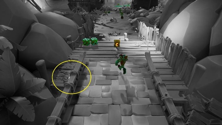 The hidden gem can be found before the boat sequence - Crash 4: Hidden Gems (N.Verted levels) - list, location - N.Verted levels - Crash 4 Guide, Walkthrough