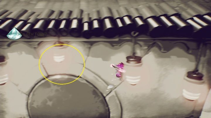 The hidden gem can be found in the upper part of the building - Crash 4: Hidden Gems (N.Verted levels) - list, location - N.Verted levels - Crash 4 Guide, Walkthrough