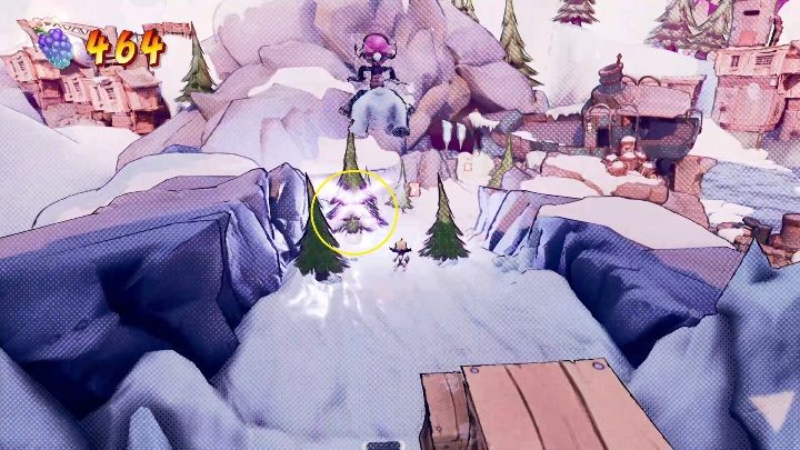 The hidden gem can be found behind the tree that will be destroyed by your enemy - Crash 4: Hidden Gems (N.Verted levels) - list, location - N.Verted levels - Crash 4 Guide, Walkthrough