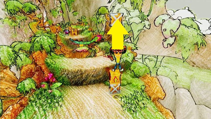 The gem is hidden beyond your sight - Crash 4: Hidden Gems (N.Verted levels) - list, location - N.Verted levels - Crash 4 Guide, Walkthrough