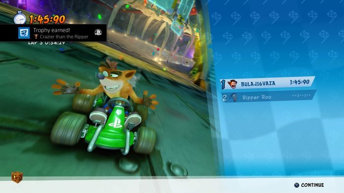 Trophy type: brown - Trophies and achievements in Crash Team Racing Nitro Fueled - Appendix - Crash Team Racing Nitro-Fueled Guide