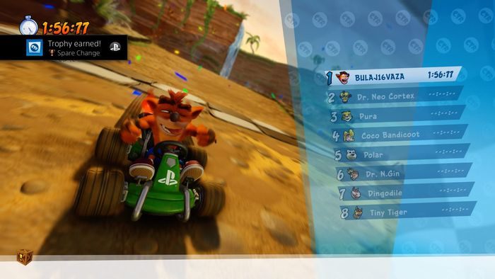 Trophy type: brown - Trophies and achievements in Crash Team Racing Nitro Fueled - Appendix - Crash Team Racing Nitro-Fueled Guide