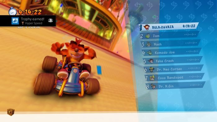 Trophy type: brown - Trophies and achievements in Crash Team Racing Nitro Fueled - Appendix - Crash Team Racing Nitro-Fueled Guide