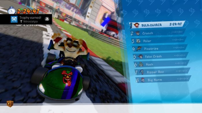 Trophy type: brown - Trophies and achievements in Crash Team Racing Nitro Fueled - Appendix - Crash Team Racing Nitro-Fueled Guide