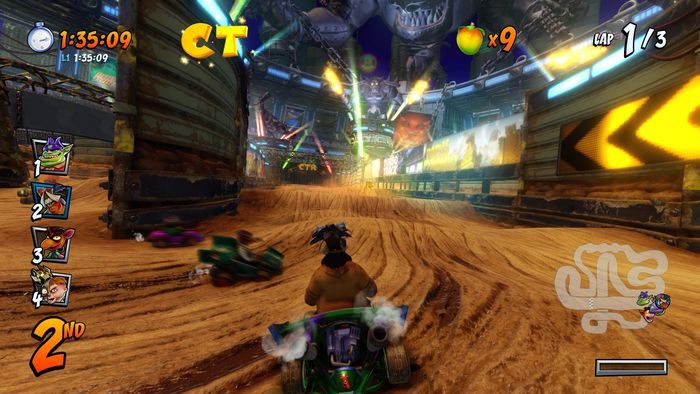 The letter C is at the crossroads - CTR Mode - Crash Team Racing in Crash Team Racing Nitro-Fueled - Game modes - Crash Team Racing Nitro-Fueled Guide