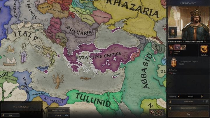Playing as a major power can turn out to be quite a challenge for novice players. - Crusader Kings 3: Ruler selection - Basics - Crusader Kings 3 game guide