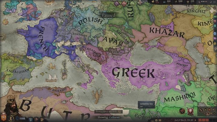 Cultures mode - Crusader Kings 3: Map modes - Basics - Crusader Kings 3 game guide