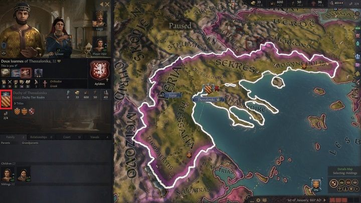 Every character with titles also has the Primary title - Crusader Kings 3: Titles - Kingdom management - Crusader Kings 3 Guide