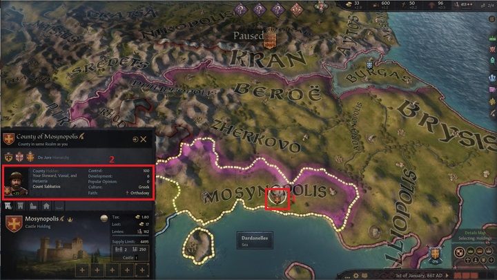 A group of baronies makes up counties - Crusader Kings 3: Titles - Kingdom management - Crusader Kings 3 Guide