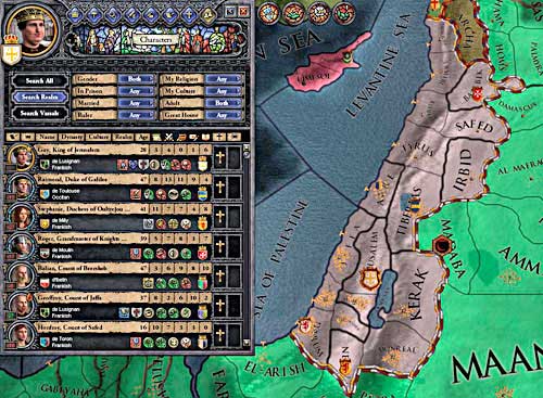 Choice of person, region and time Basics Crusader Kings 2 Game