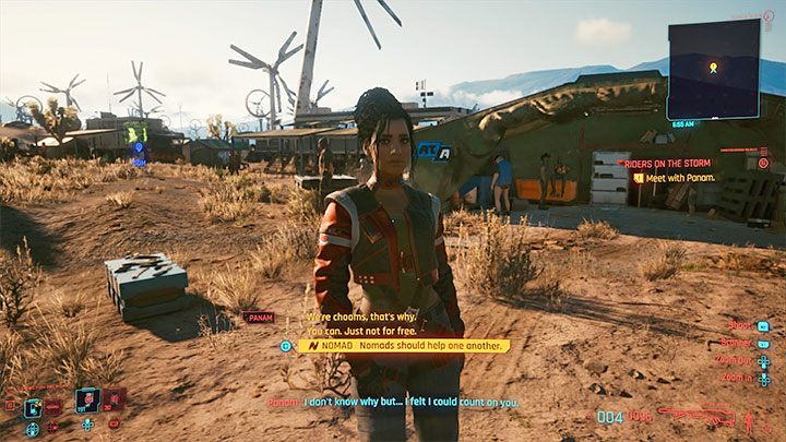 From Panam, you will find out that Saul was kidnapped, and he is most likely being held in the Raffen Shiv camp - Cyberpunk 2077: Riders on the Storm - walkthrough - Storyline quests - Cyberpunk 2077 Guide