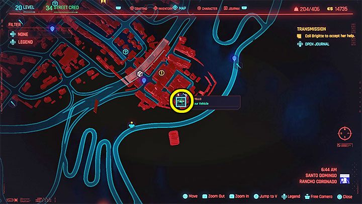1 - Cyberpunk 2077: The Highwayman walkthrough - Exploration - Cyberpunk 2077 Guide