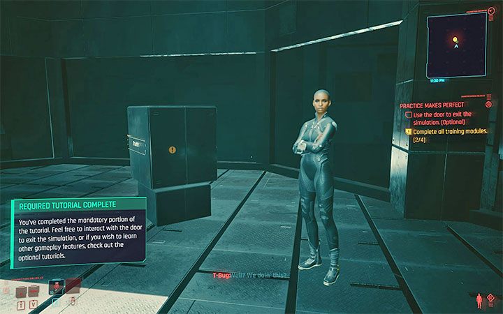 Shortly after completing the prologue for your chosen origin, you will have to complete a tutorial explaining the basic gameplay mechanics - Cyberpunk 2077: Beginners guide & tips - Basics - Cyberpunk 2077 Guide