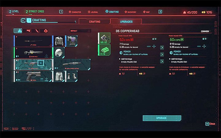 As you go through the Cyberpunk 2077's campaign, you will switch your equipment to better items on a regular basis - Cyberpunk 2077: Beginners guide & tips - Basics - Cyberpunk 2077 Guide