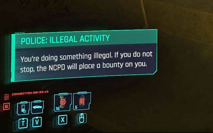 Committing crimes will make you become a target for the police – they will start hunting the main character - Cyberpunk 2077: Beginners guide & tips - Basics - Cyberpunk 2077 Guide