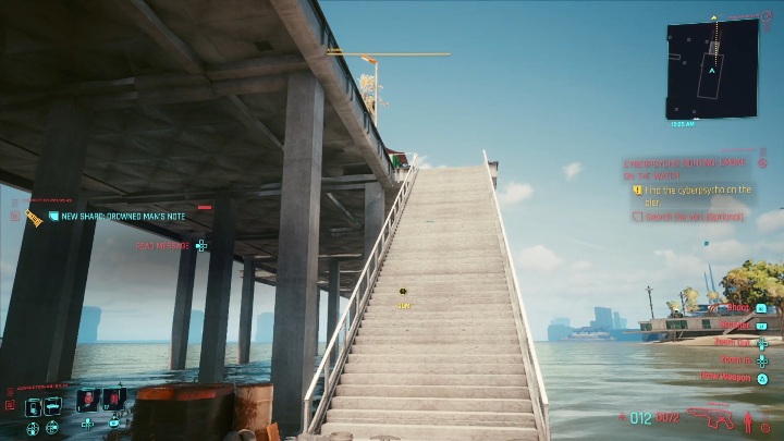 How to start: Complete The Rescue and find your opponent on the map - Cyberpunk 2077: Smoke on the Water - cyberpsycho, walkthrough - Cyberpsycho Sighting - mini-bosses - Cyberpunk 2077 Guide