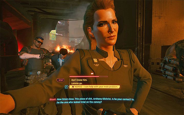 Yes, during the quests special dialog options related to the origin / past of V will appear in the example in the picture above, it is a unique line for Nomad - Cyberpunk 2077: Character origin - does it matter? - Walkthrough - Cyberpunk 2077 Guide