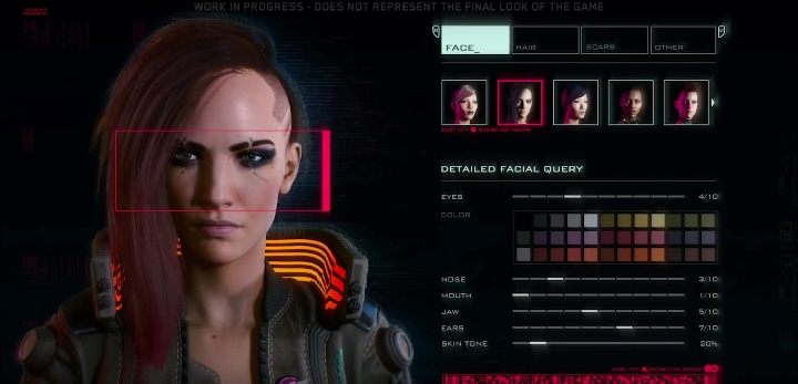 The game also gives players the option to use make-up and piercing - Character creation in Cyberpunk 2077 - Basics - Cyberpunk 2077 Guide