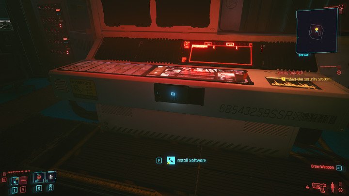 Go to the main computer and install the software - Cyberpunk 2077: Gimme Danger walkthrough - Act 2 - Cyberpunk 2077 Guide