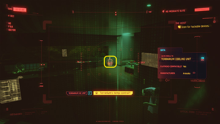 As long as the maid is standing there, Flathead will be unable to squeeze through - Cyberpunk 2077: The Heist walkthrough - Act 1 - Cyberpunk 2077 Guide