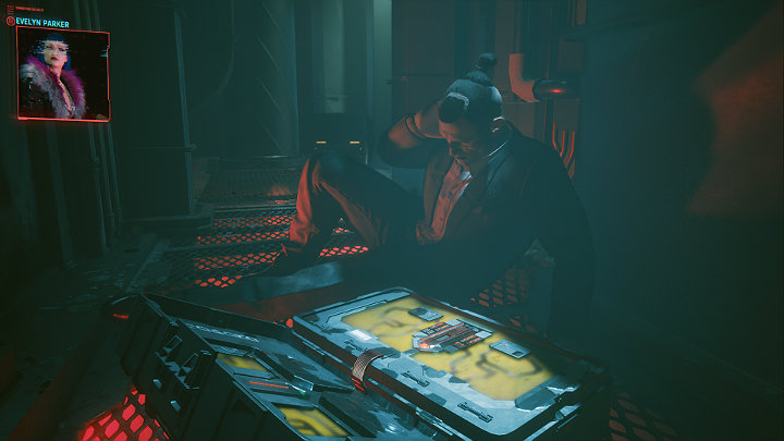The integrity of the chip is only 86% and is constantly decreasing - Cyberpunk 2077: The Heist walkthrough - Act 1 - Cyberpunk 2077 Guide