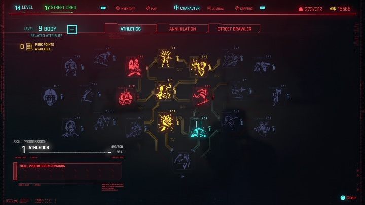 Body affects - Cyberpunk 2077: Character development - Basics - Cyberpunk 2077 Guide