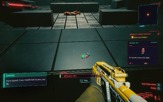 Health regeneration takes place automatically when you finish the fight - Cyberpunk 2077: Character development - Basics - Cyberpunk 2077 Guide