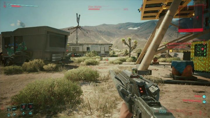 If the opponent's health drops below 50%, he will start to run away - Cyberpunk 2077: Second Chances - cyberpsycho, walkthrough - Cyberpsycho Sighting - mini-bosses - Cyberpunk 2077 Guide