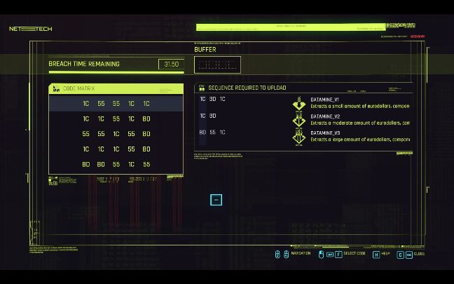 Взлом представлен в виде небольшой мини-игры - Cyberpunk 2077: Hacking Guide - Basics - Cyberpunk 2077 Guide
