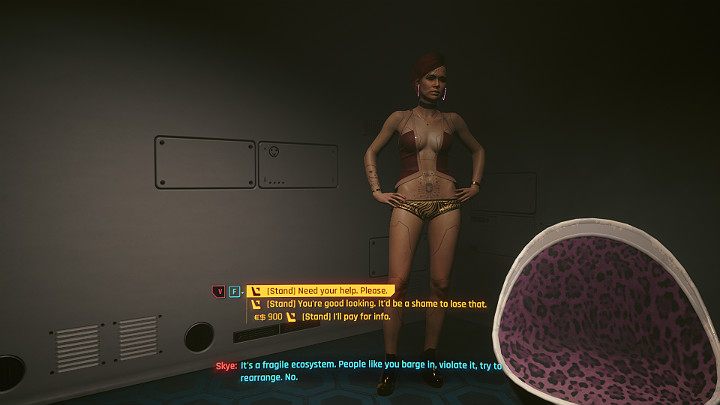 When you ask about Evelyn Parker, the doll will not say anything at first - Cyberpunk 2077: Automatic Love - a walkthrough - Act 2 - Cyberpunk 2077 Guide