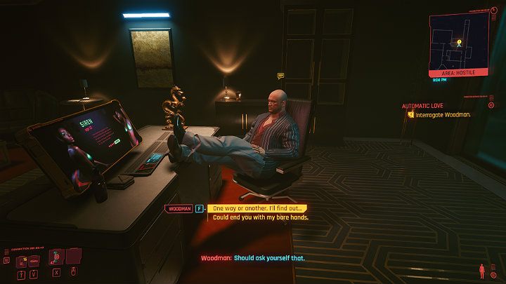 You can intimidate the boss if you' - Cyberpunk 2077: Automatic Love - a walkthrough - Act 2 - Cyberpunk 2077 Guide