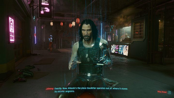 Enter the elevator and go to the first floor - Cyberpunk 2077: Automatic Love - a walkthrough - Act 2 - Cyberpunk 2077 Guide