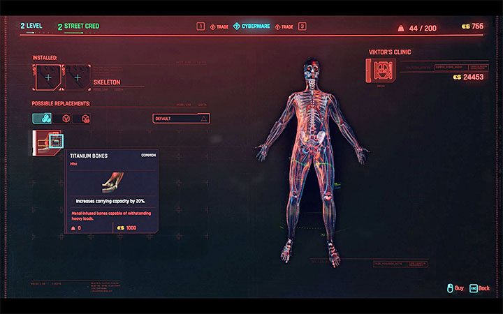 Cyberpunk 2077: Weight capacity - how to increase? - Cyberpunk 2077 Guide |  gamepressure.com
