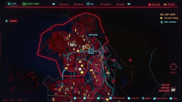 1 - Cyberpunk 2077: Thievery, Watson - gigs walkthrough, list - Watson - Cyberpunk 2077 Guide