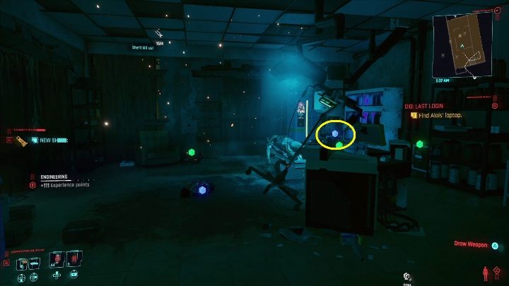 Objective: Alois's Laptop - Cyberpunk 2077: Thievery, Watson - gigs walkthrough, list - Watson - Cyberpunk 2077 Guide