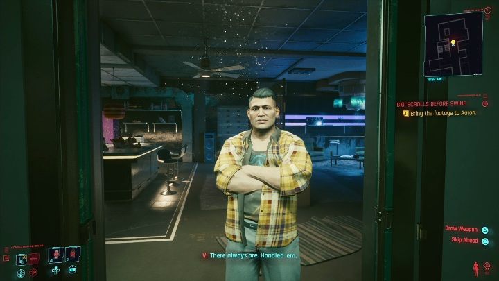 Walkthrough: your task is to get to the building and then to the computer - Cyberpunk 2077: Thievery, Watson - gigs walkthrough, list - Watson - Cyberpunk 2077 Guide