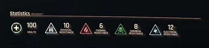 The controlled character has resistances to various types of attacks and environmental dangers - Combat and stealth in Cyberpunk 2077 - Basics - Cyberpunk 2077 Guide