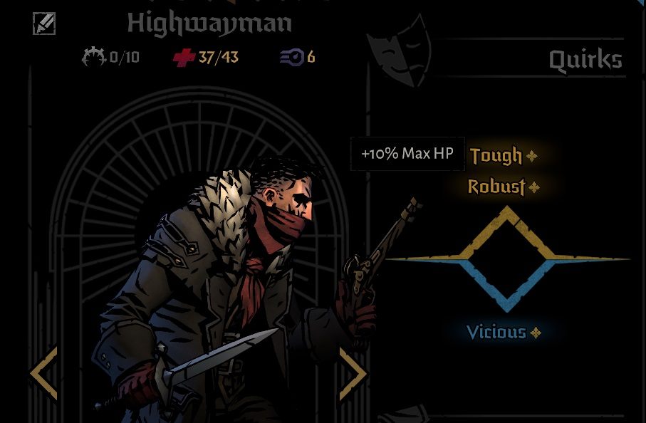 Darkest Dungeon 2 Quirks