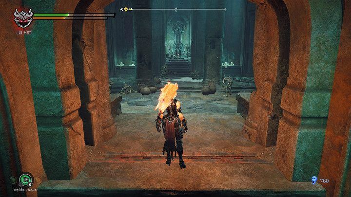 In this small chamber you will find about 6 skeletons - Hollows | Darksiders 3 Walkthrough - Walkthrough - Darksiders 3 Guide