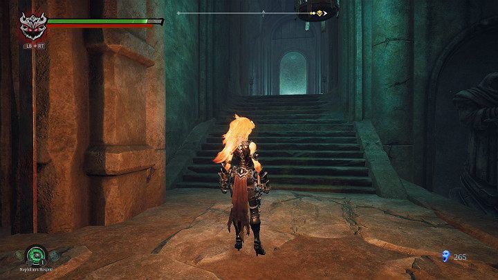 Select a passage from the left side of the big hall - Hollows - Catacombs | Darksiders 3 Walkthrough - Walkthrough - Darksiders 3 Guide