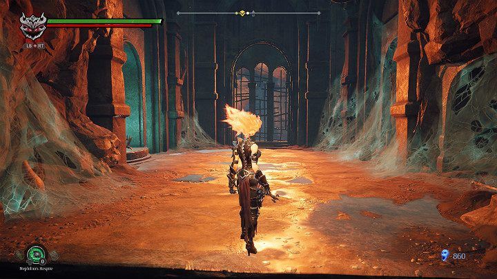 In the spider web room, you can burn all of them in order to get Lurcher Cluster - Hollows - Catacombs | Darksiders 3 Walkthrough - Walkthrough - Darksiders 3 Guide
